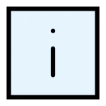 Square Info SVG Icon